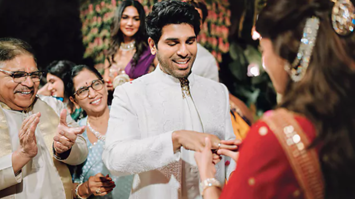 నయనిశాతో అల్లు శిరీష్ నిశ్చితార్థం